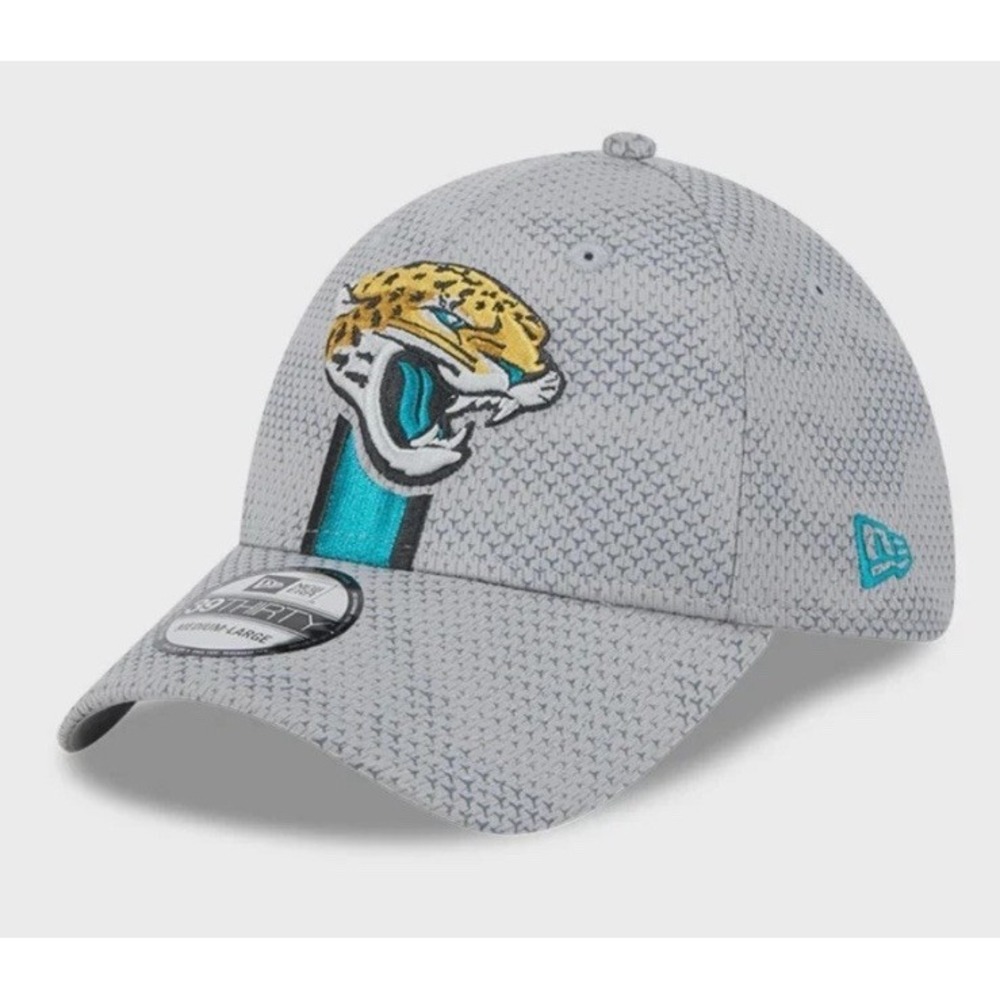 New Era 39Thirty Jacksonville Jaguars NFL Sideline Stretch Fitted Hat Cap M/L